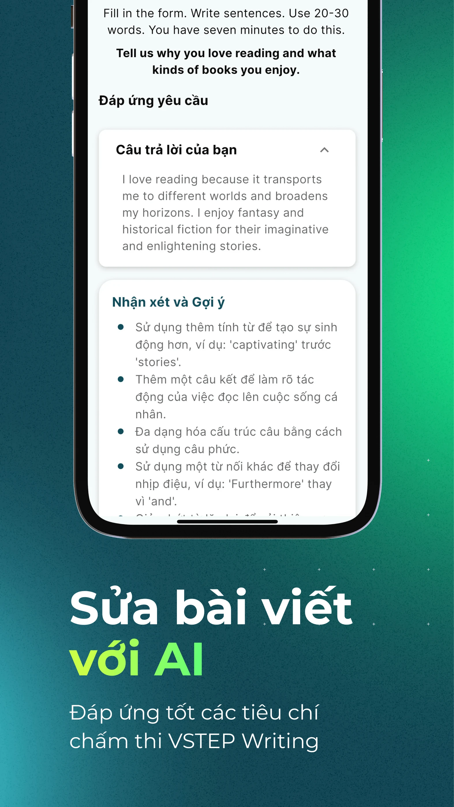 Ôn thi VSTEP Tiếng Anh cấp tốc screenshot